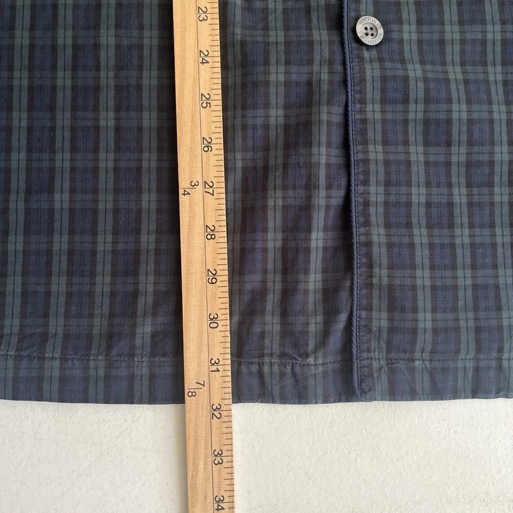 Brooks Brothers Men's Tartan Plaid XL Pajama Set Americana Classic Loungewear